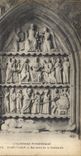 CPA Saint Flour Bas relief de la Cathedrale 