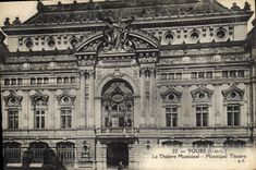 CPA Tours Le Theatre Municipal 