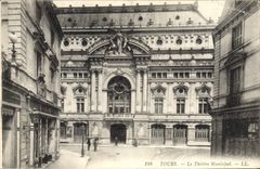 CPA Tours Le Theatre Municipal 