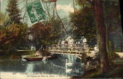 CPA Tours Jardin des Prebendes d'Oe 