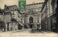 CPA Tours Theatre municipal rue Corneille 