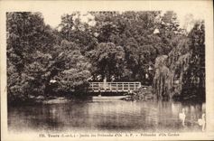 CPA Tours Jardin des Prebendes d'Oe 