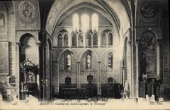 CPA Agen Cathedrale Saint Caprais le Transept 