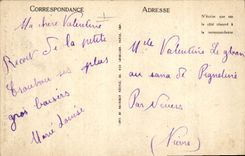 CPA Villeneuve sur Lot Entree de l'Eglise Sainte Catherine 