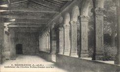 CPA Marmande L et G Interieur du Cloitre Notre Dame 
