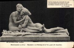 CPA Marmande L et G Monument Le Printemps de la Vie Champell