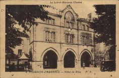 CPA Tournon d'Agenais Hotel de Ville 
