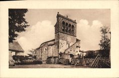 CPA Environs de Neussargues L'Eglise de Moissac 