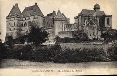 CPA Environs d'Agen Chateau de Biron 