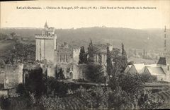 CPA Lot et Garonne Chateau de Bonaguil Cote Nord et Porte d'Entree de la Barbacane 