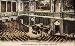 CPA Chateau de Versailles Salle du Congres 