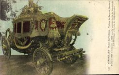 CPA Versailles Musee des Voltures Volture du Sacre de Charles 