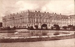 CPA Versailles Chateau vu de la terrasse de l'Orangerie 