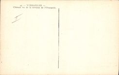 CPA Versailles Chateau vu de la terrasse de l'Orangerie 