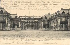 CPA Versailles Chateau Facade Centrale 