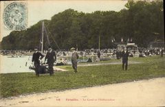 CPA Versailles Le Canal et l'Embarcadere 