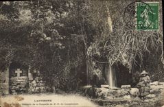 CPA L'Auvergne Thiezac Cascade de la Chapelle de ND de Consolation 