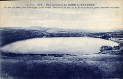 CPA Vue Generale du Gour de Tazenat 