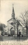 CPA Paris Eglise Saint Marcel 