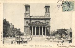 CPA Paris Eglise Saint Vincent de Paul 