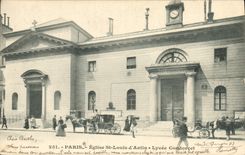 CPA Paris Eglise St Louis d'Antin Lycee Condorcet 