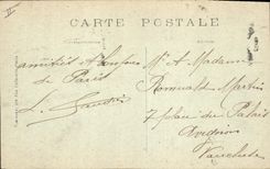 CPA Paris Le Square et l'Eglise de la Trinite