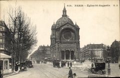 CPA Paris Eglise St Augustin 