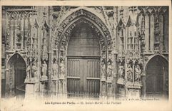 CPA Les Eglise de Paris Saint Merri Le Portail 