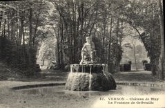 CPA Vernon Chateau de Bizy La Fontaine de Gribouille 