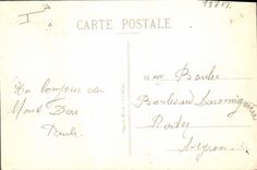 CPA Sommet du Puy de Saucy Rochers des Trois Diables
