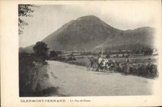 CPA Clermont Ferrand Le Puy de Dome Attelage Vaches Bœufs