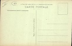 CPA L'Auvergne Arret du Tramway au Sommet du Puy de Dome Train