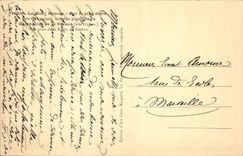 CPA Aux pieds des spectateurs se deroule pres d'un quart du territoire francais 