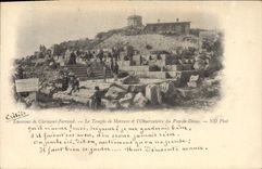 CPA Environs de Clermont Ferrand Le Temple de Mercure & l'Observatoire du Puy de Dome 