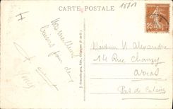 CPA Le Puy de Dome La Route du Col de Ceyssat a son entree sous bois 