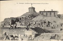 CPA Auvergne Les Ruines Romaines au sommet du Puy de Dome 
