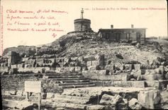 CPA Le Sommet du Puy de Dome Les Ruines et l'Observatoire 