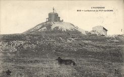CPA L'Auvergne Le Sommet du Puy de Dome 