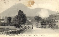 CPA Auvergne Chemin de fer du Puy de Dome Vue prise a la Baraque Train