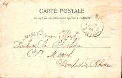 CPA Le Puy de Dome Berger et moutons