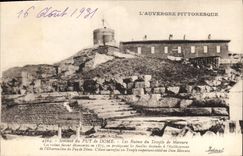 CPA Sommet du Puy de Dome Les Ruines du Temple de Mercure 
