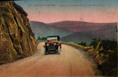 CPA Le Puy de Dome Route Automobile du Puy de Dome 