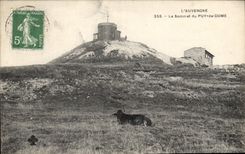 CPA L'Auvergne Le Sommet du Puy de Dome 