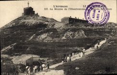 CPA L'Auvergne La Montee de l'Observatoire 