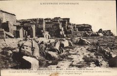 CPA Sommet du Puy de Dome Ruines du Temple de Mercure 