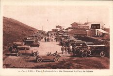 CPA Parc Automobile Au Sommet du Puy de Dome 