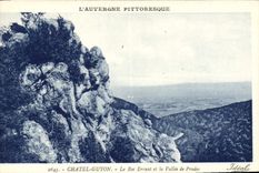 CPA Chatel Guyon Le Roc Errant et la Vallee de Prades 