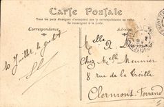 CPA Chatel Guyon Allee dans la Vallee de Sans Souci 