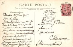 CPA Brest La Jetee un Jour de Tempete 