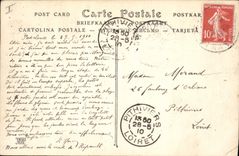 CPA Brest La Jetee un jour de Tempete 